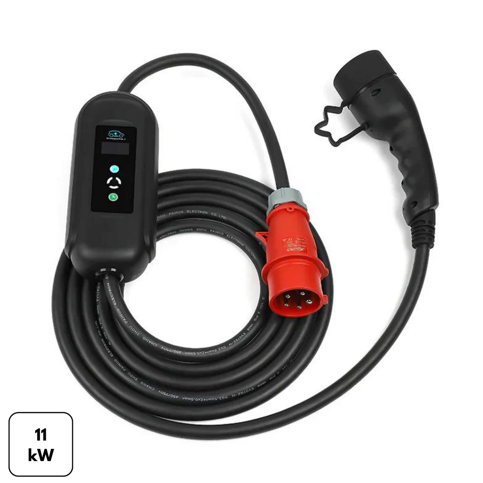 Portable Electric Car Charger 11kW Type 2